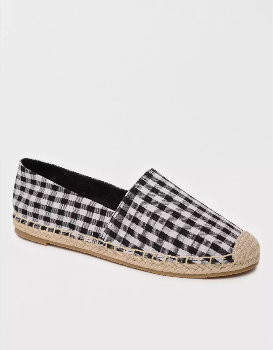 Loafers American Eagle Pam Espadrillas Noir Femme | GZK-68997012